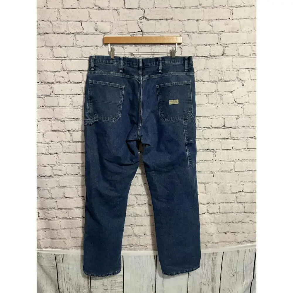 Wrangler Men's‎ Blue Denim Jeans Size 36x34